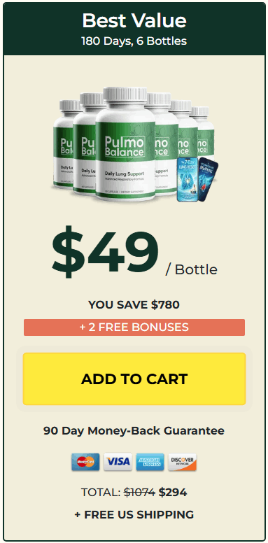 Order Pulmo Balance 6 Bottles
